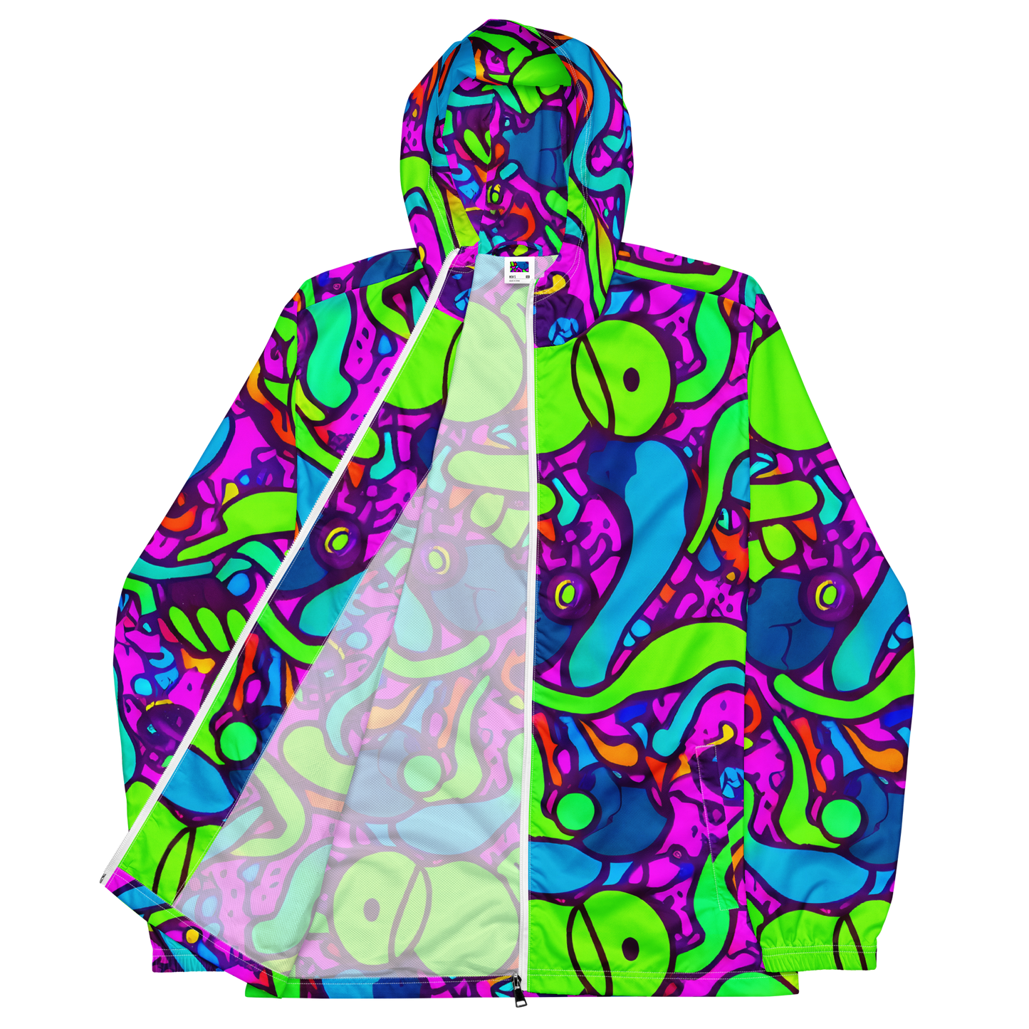 Men's Windbreaker - Funky Vortex