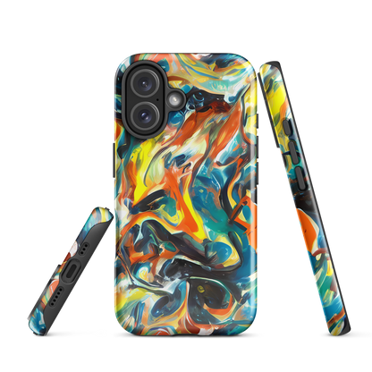 Tough Case for iPhone® - Chromatic Vortex