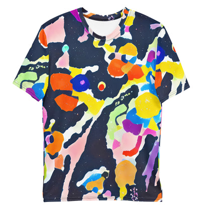 Men's Crew Neck T-Shirt - Kaleido Burst