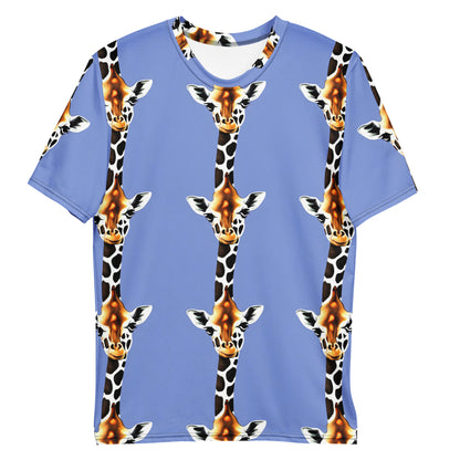 Men's Crew Neck T-Shirt - Giraffe Glow