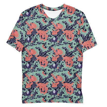 Men's Crew Neck T-Shirt - Cosmic Coral