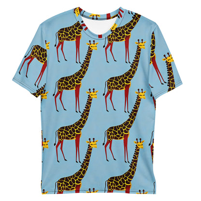 Men's Crew Neck T-Shirt - Giraffe Groove