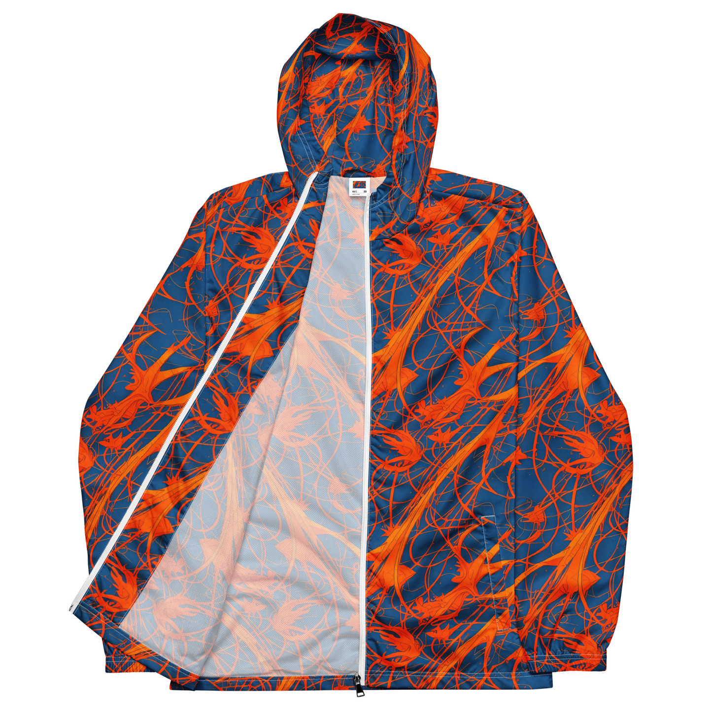 Men's Windbreaker - Nautical Ember