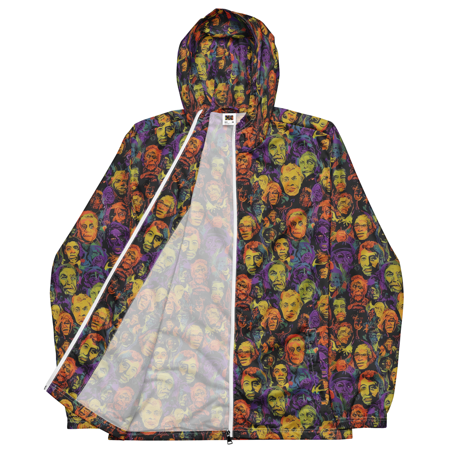 Men's Windbreaker - Kaleidoscopic Spirits