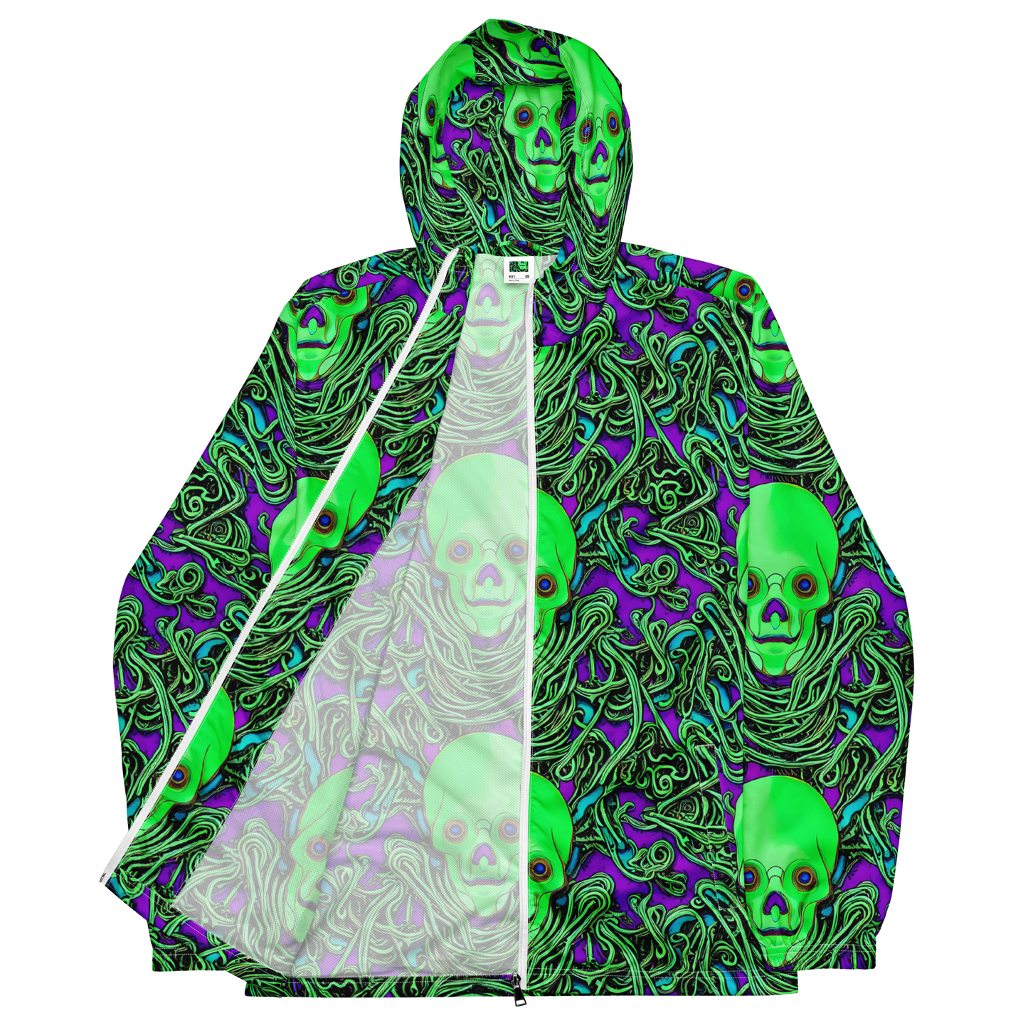 Men's Windbreaker - Ghostly Labyrinth