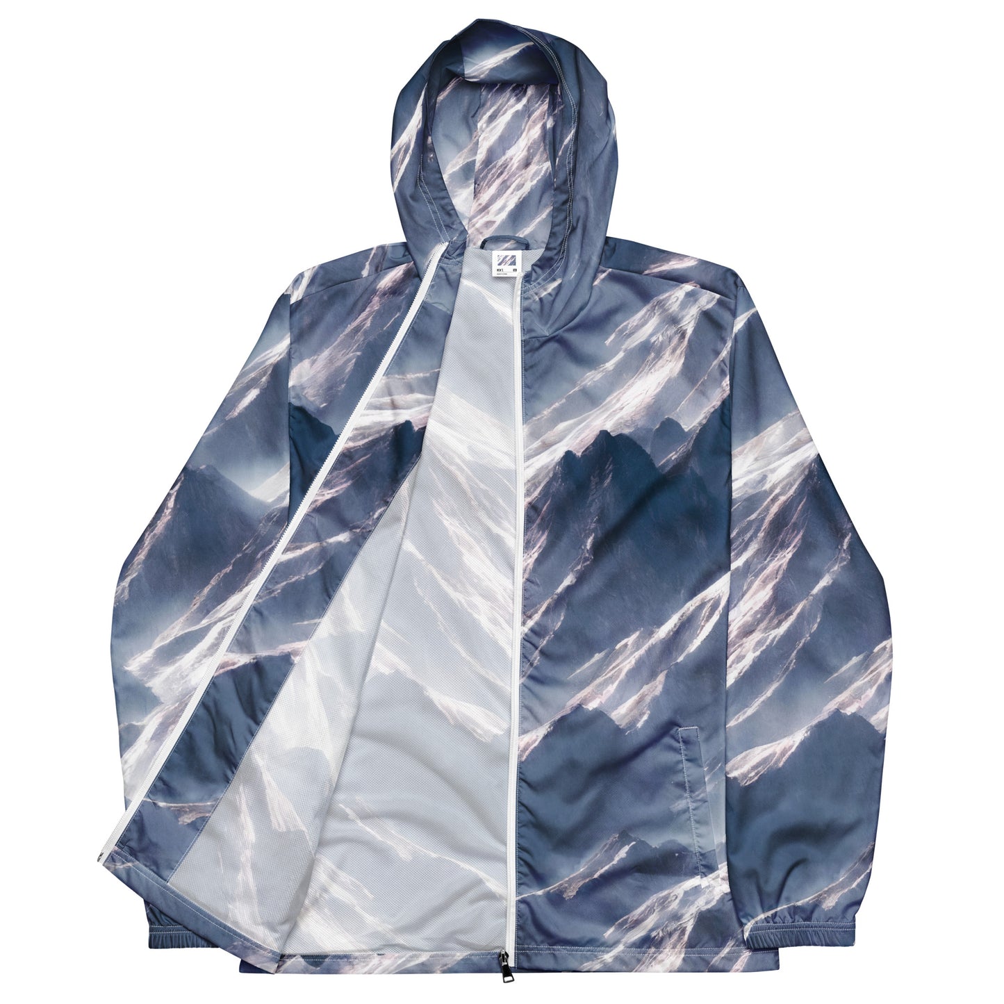 Men's Windbreaker - Frosted Zenith