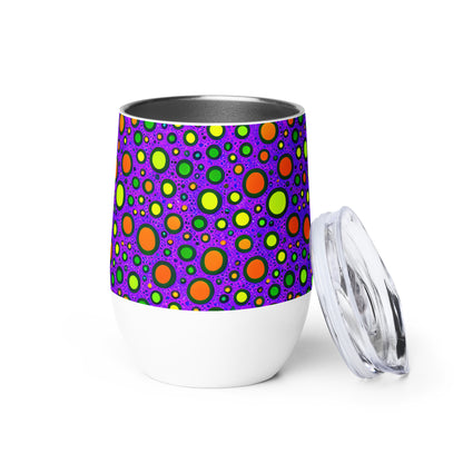 Wine Tumbler - Luminous Bubbles