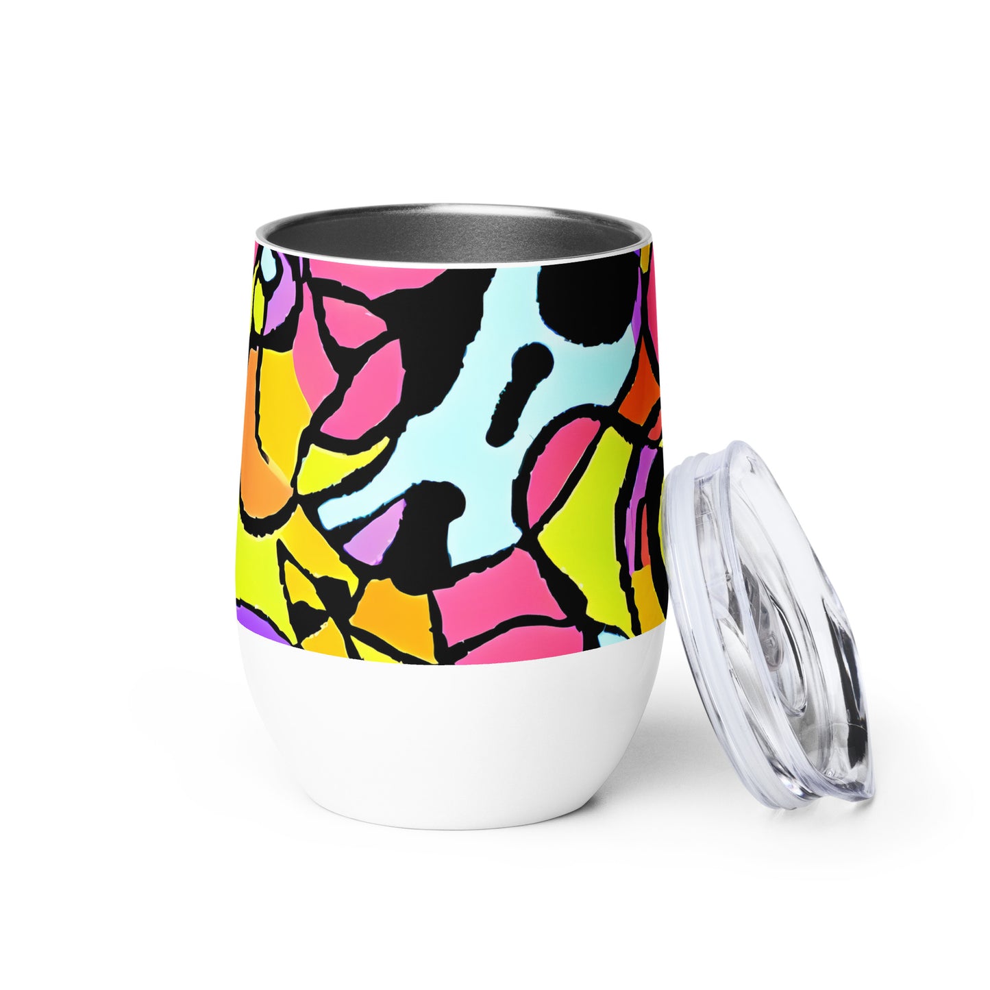 Wine Tumbler - Spirals of Joy