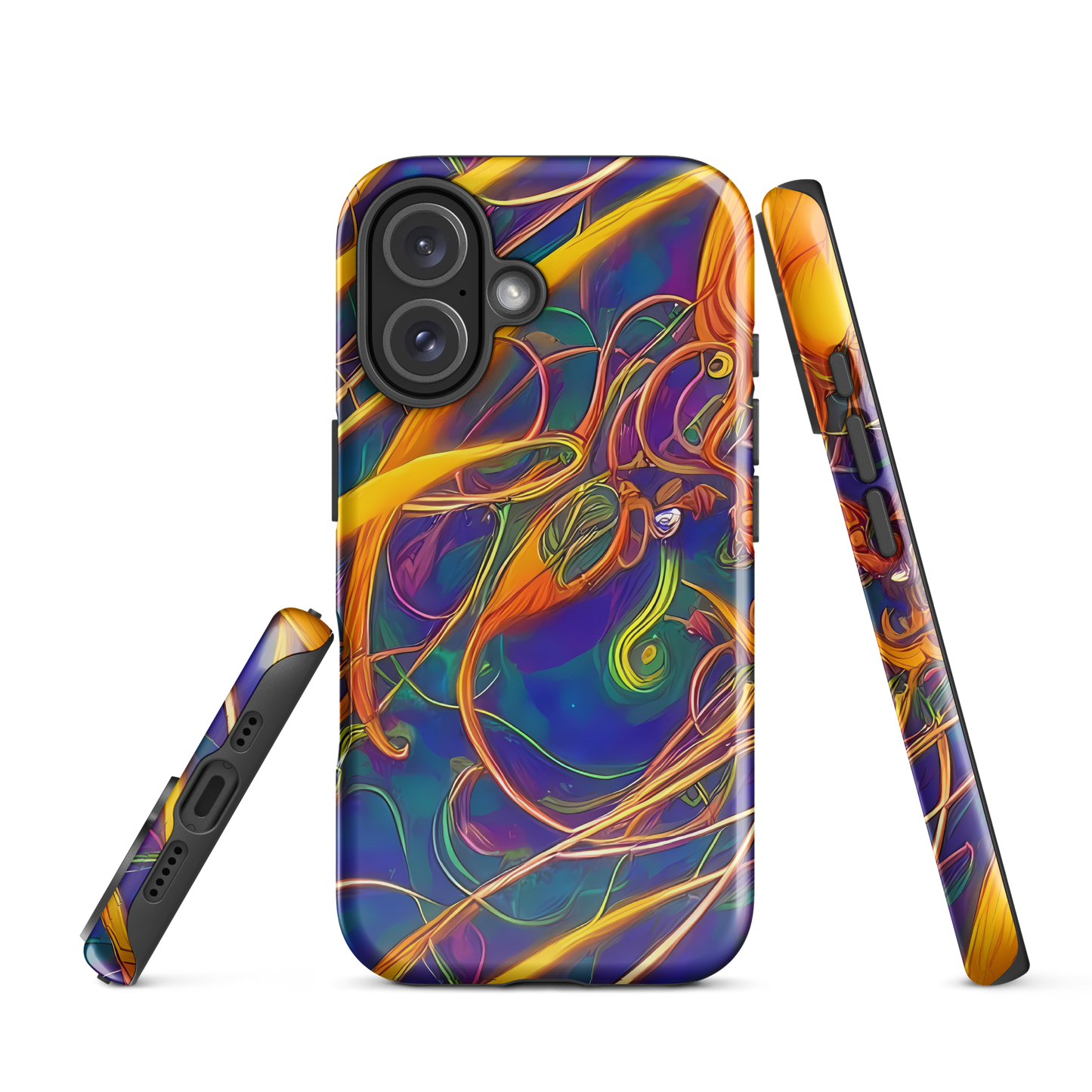 Tough Case for iPhone® - Luminous Whirl