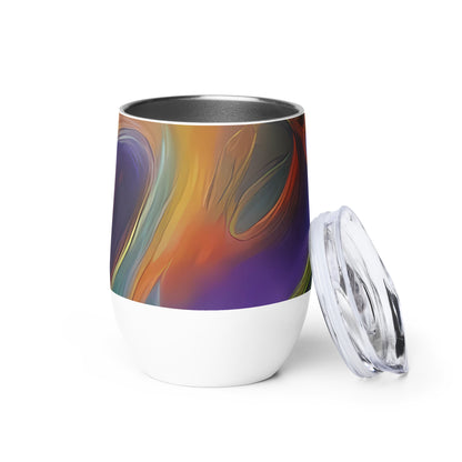 Wine Tumbler - Pre-Raphaelite Ripple