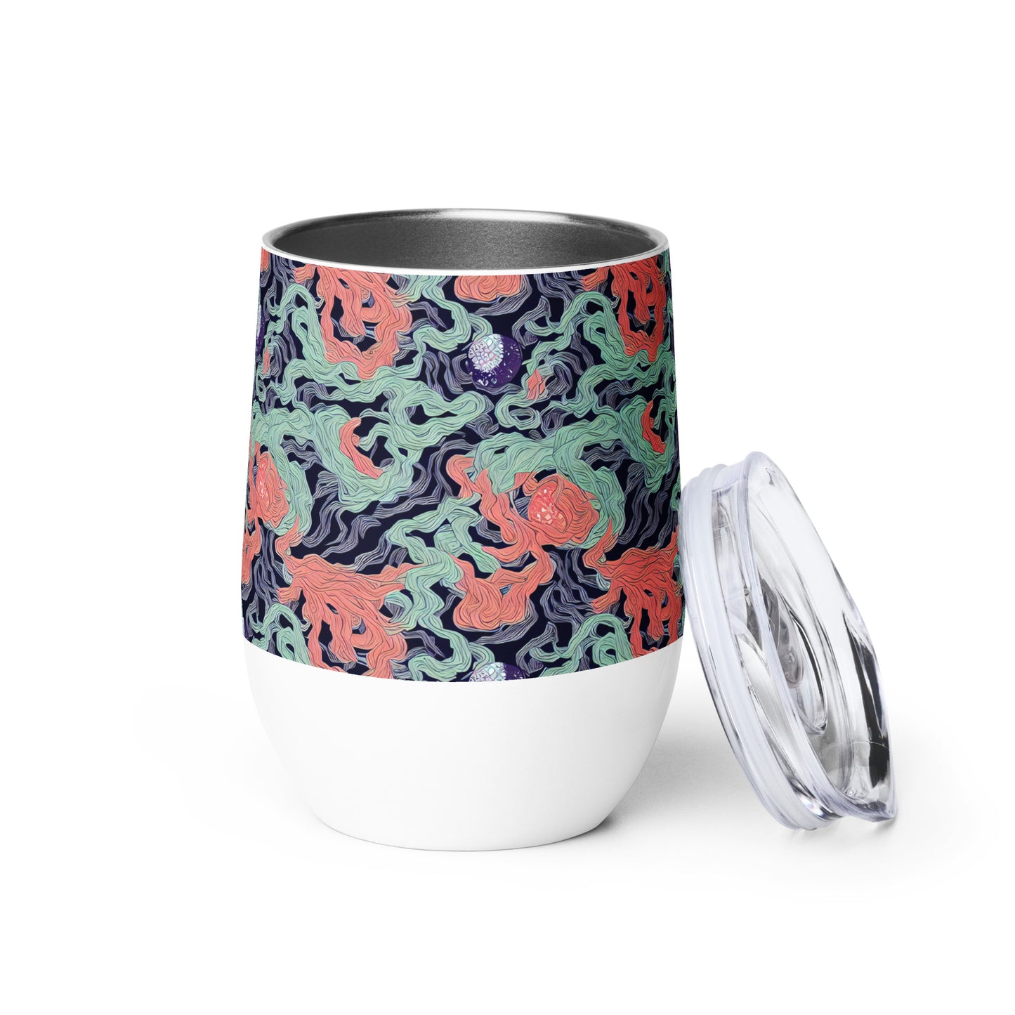 Wine Tumbler - Cosmic Coral