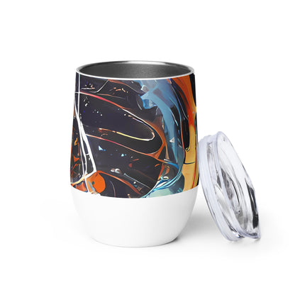 Wine Tumbler - Neo-Splash Labyrinth