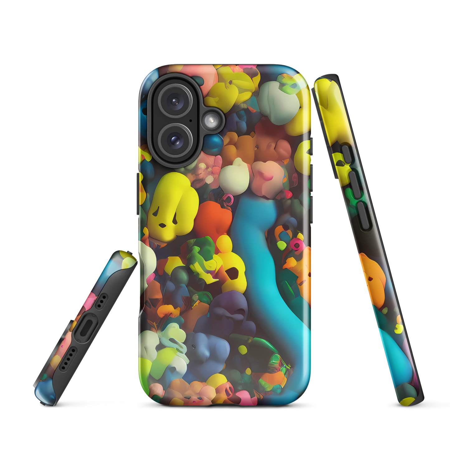 Tough Case for iPhone® - Bubble Pop Art