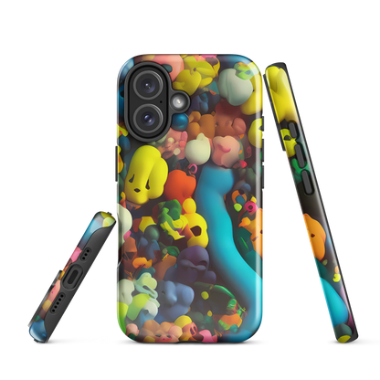 Tough Case for iPhone® - Bubble Pop Art