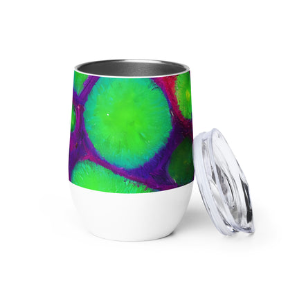 Wine Tumbler - Acid Raindrops