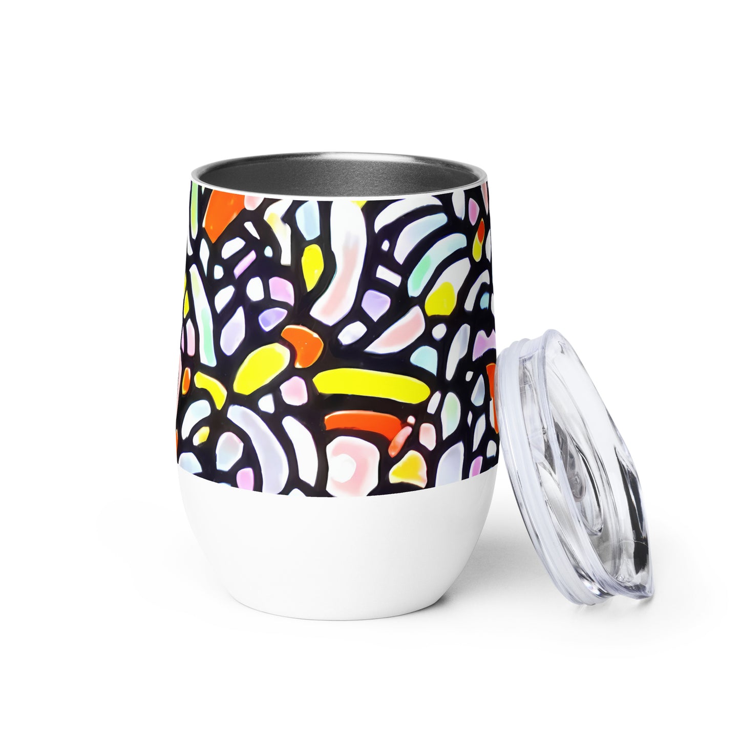 Wine Tumbler - Cubist Carousel