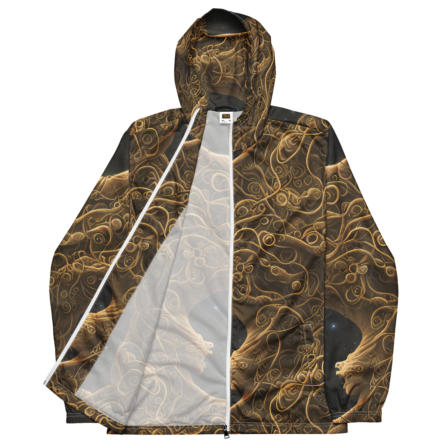 Men's Windbreaker - Gilded Reverie