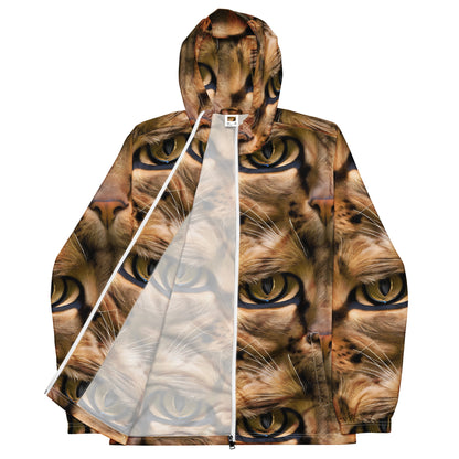 Men's Windbreaker - Feline Whisper