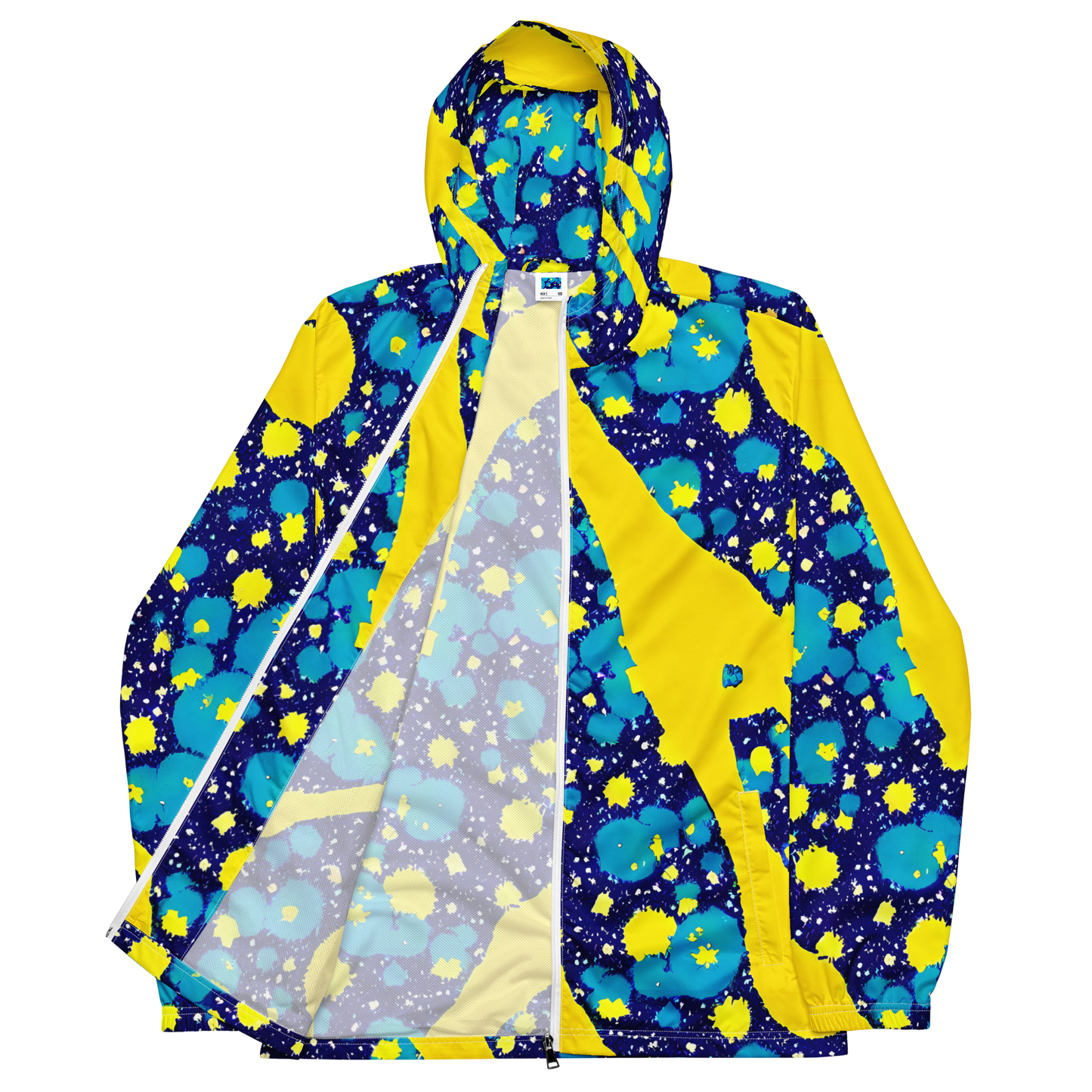 Men's Windbreaker - Starburst Splash