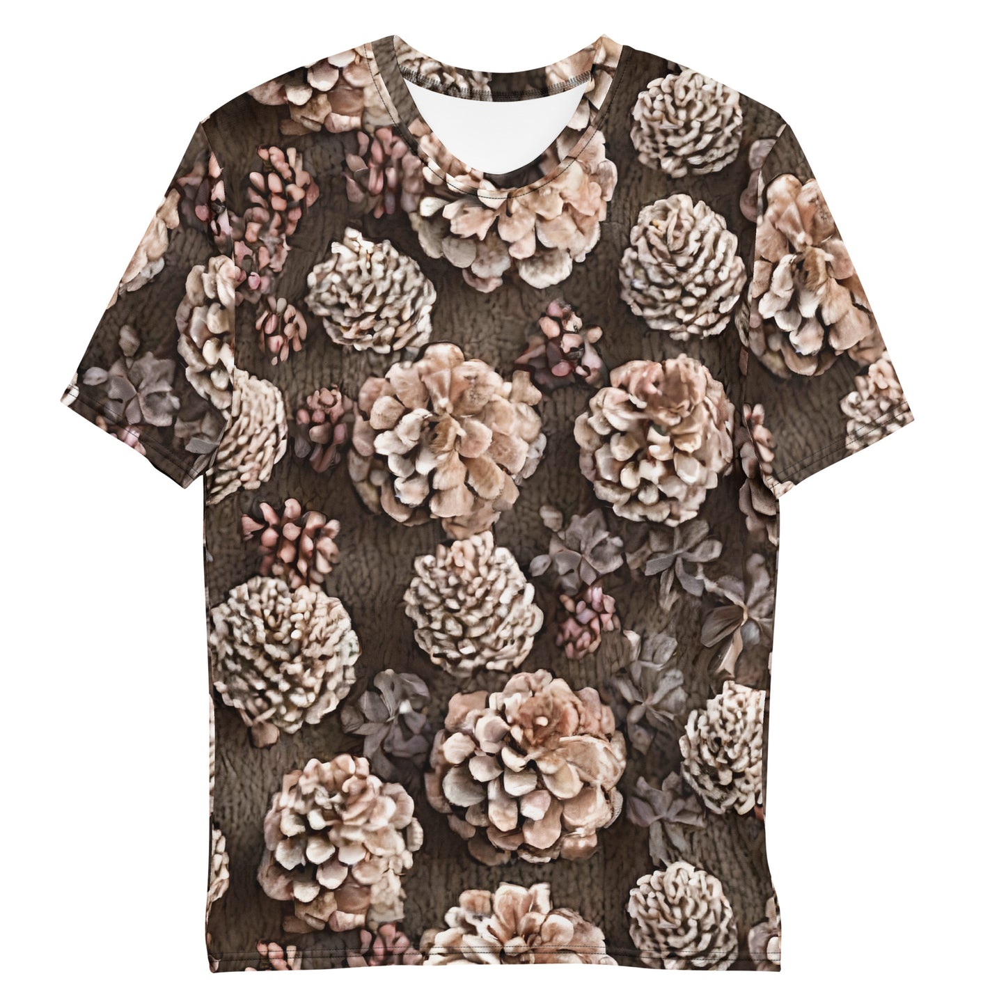 Men's Crew Neck T-Shirt - Pine Cone Reverie