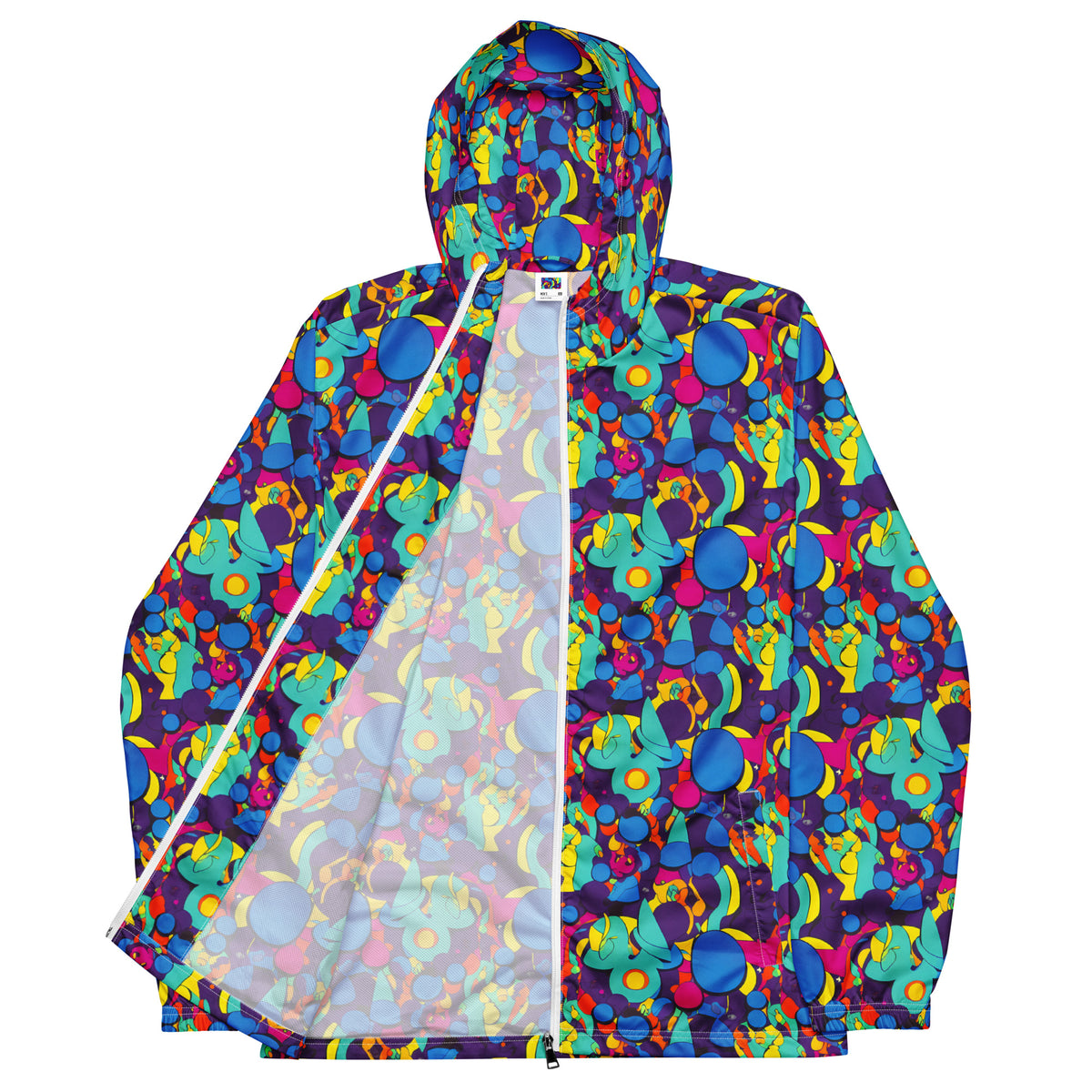 Men's Windbreaker - Psychedelic Harmony