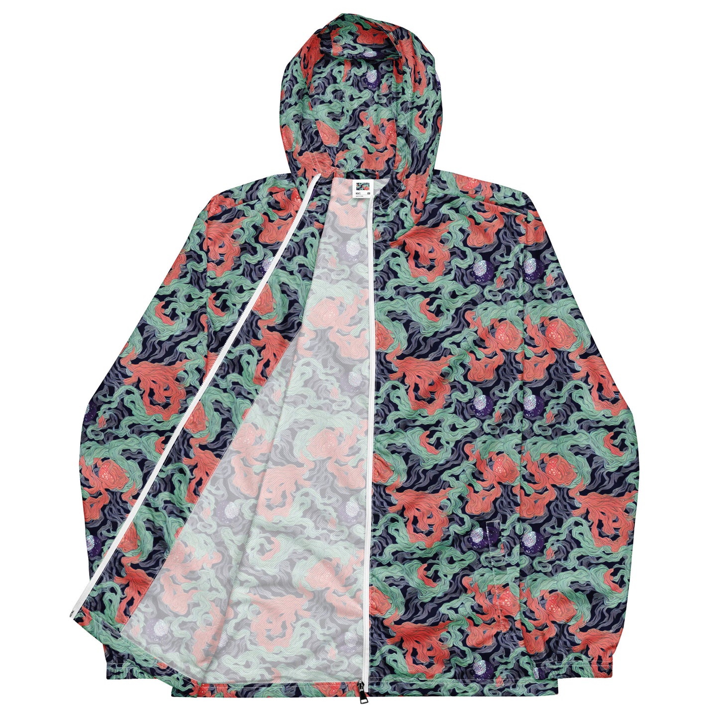 Men's Windbreaker - Cosmic Coral