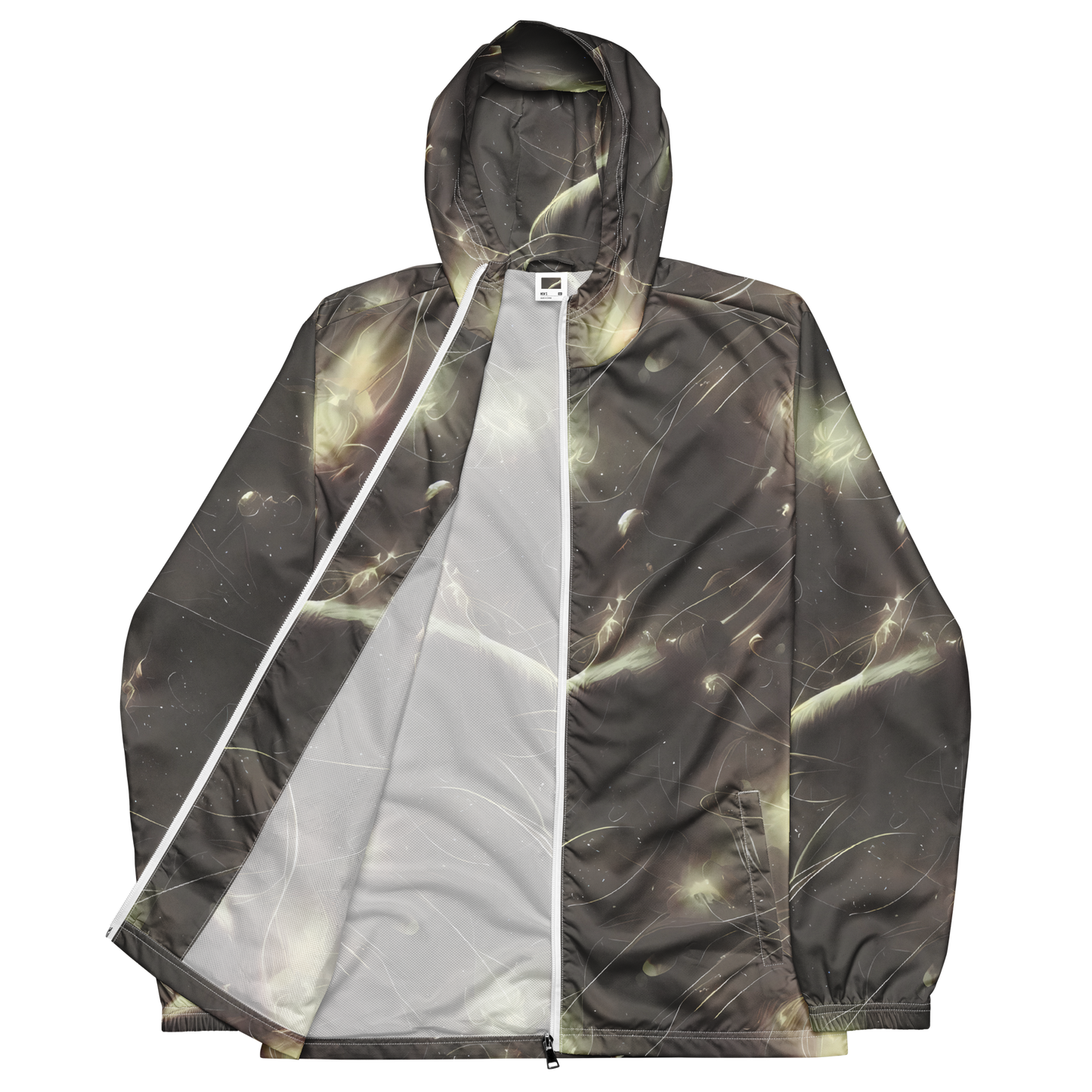 Men's Windbreaker - Nebula Veins