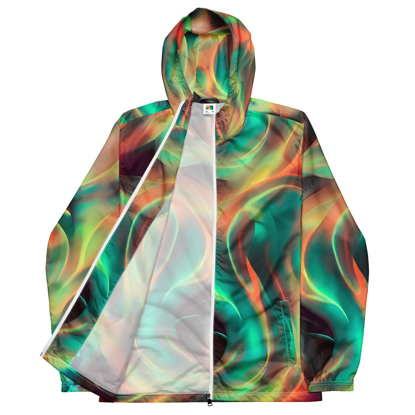 Men's Windbreaker - Soulfire Embrace