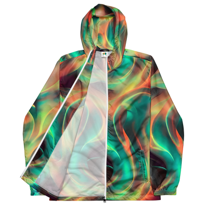 Men's Windbreaker - Soulfire Embrace