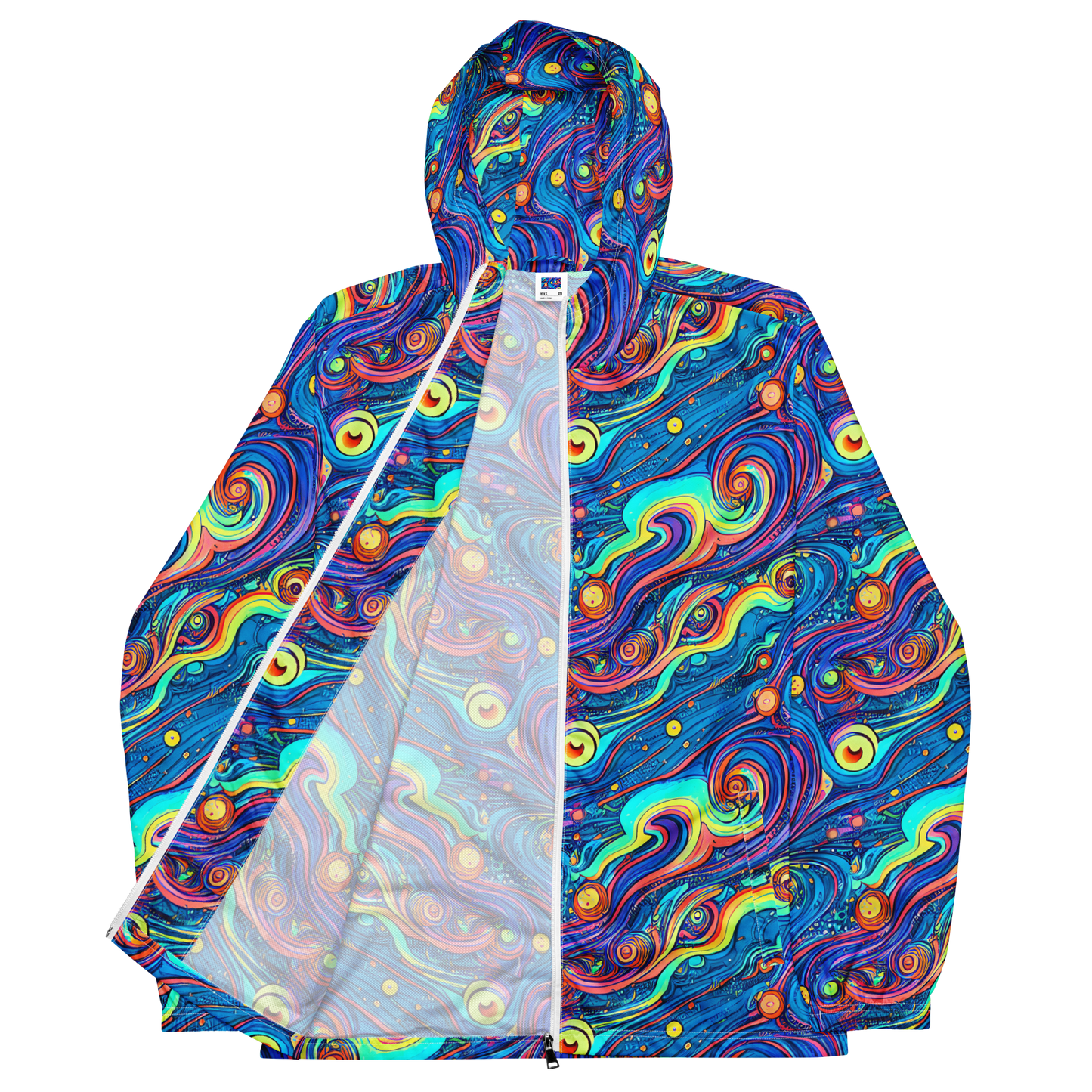 Men's Windbreaker - Echoes of Vortex
