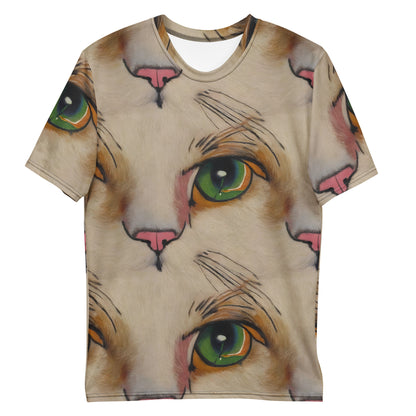 Men's Crew Neck T-Shirt - Emerald Gaze