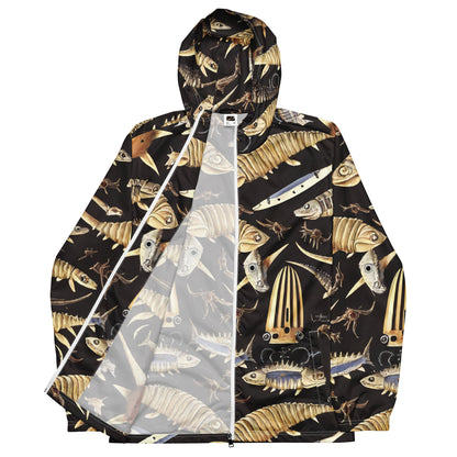 Men's Windbreaker - Fossil Fantasia