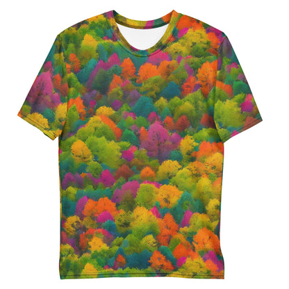 Men's Crew Neck T-Shirt - Autumn Kaleidoscope