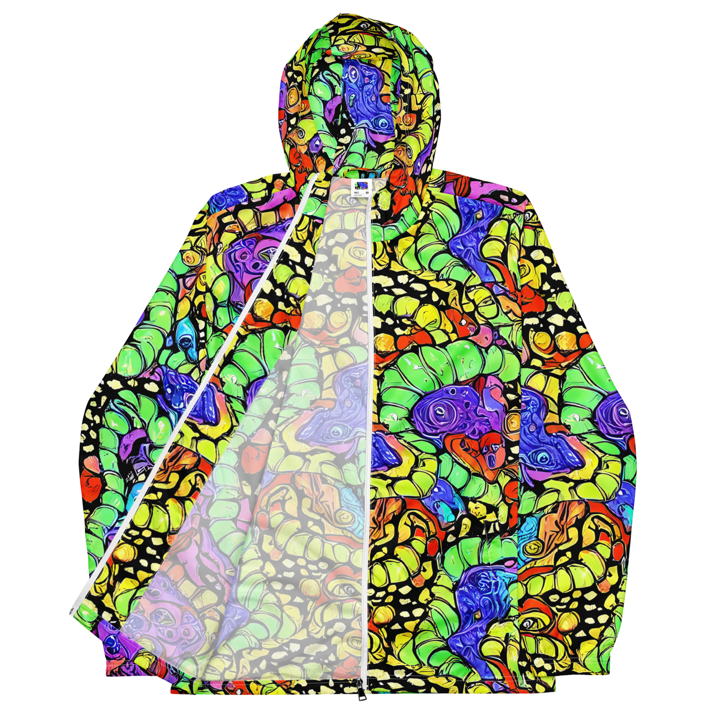 Men's Windbreaker - Frostwork Fantasy