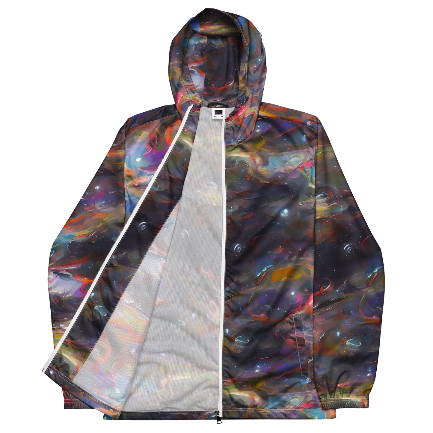 Men's Windbreaker - Chromatic Flux