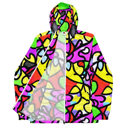 Men's Windbreaker - Vivid Serenade