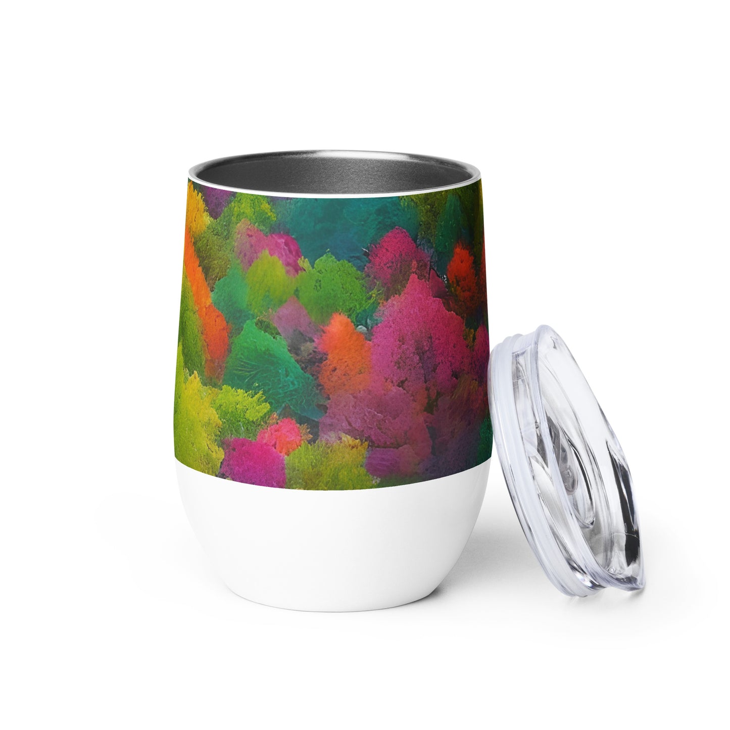 Wine Tumbler - Autumn Kaleidoscope