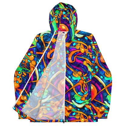 Men's Windbreaker - Iridescent Nebula