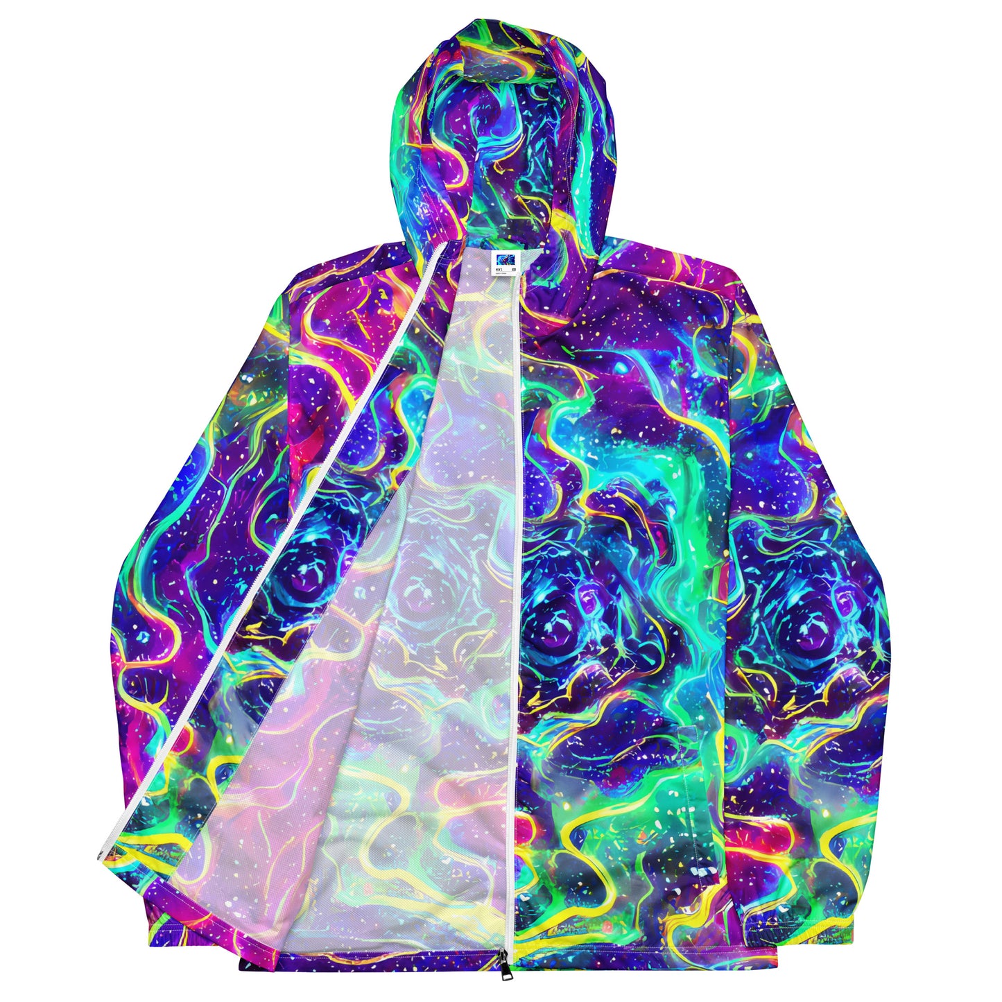 Men's Windbreaker - Liquid Light Show