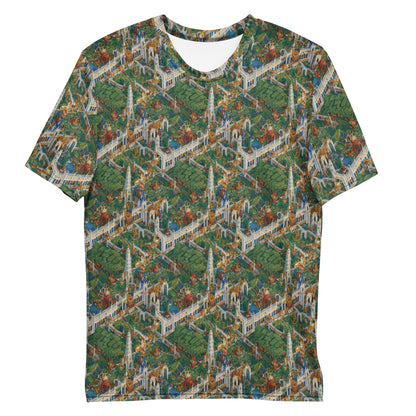 Men's Crew Neck T-Shirt - Emerald Dynasty