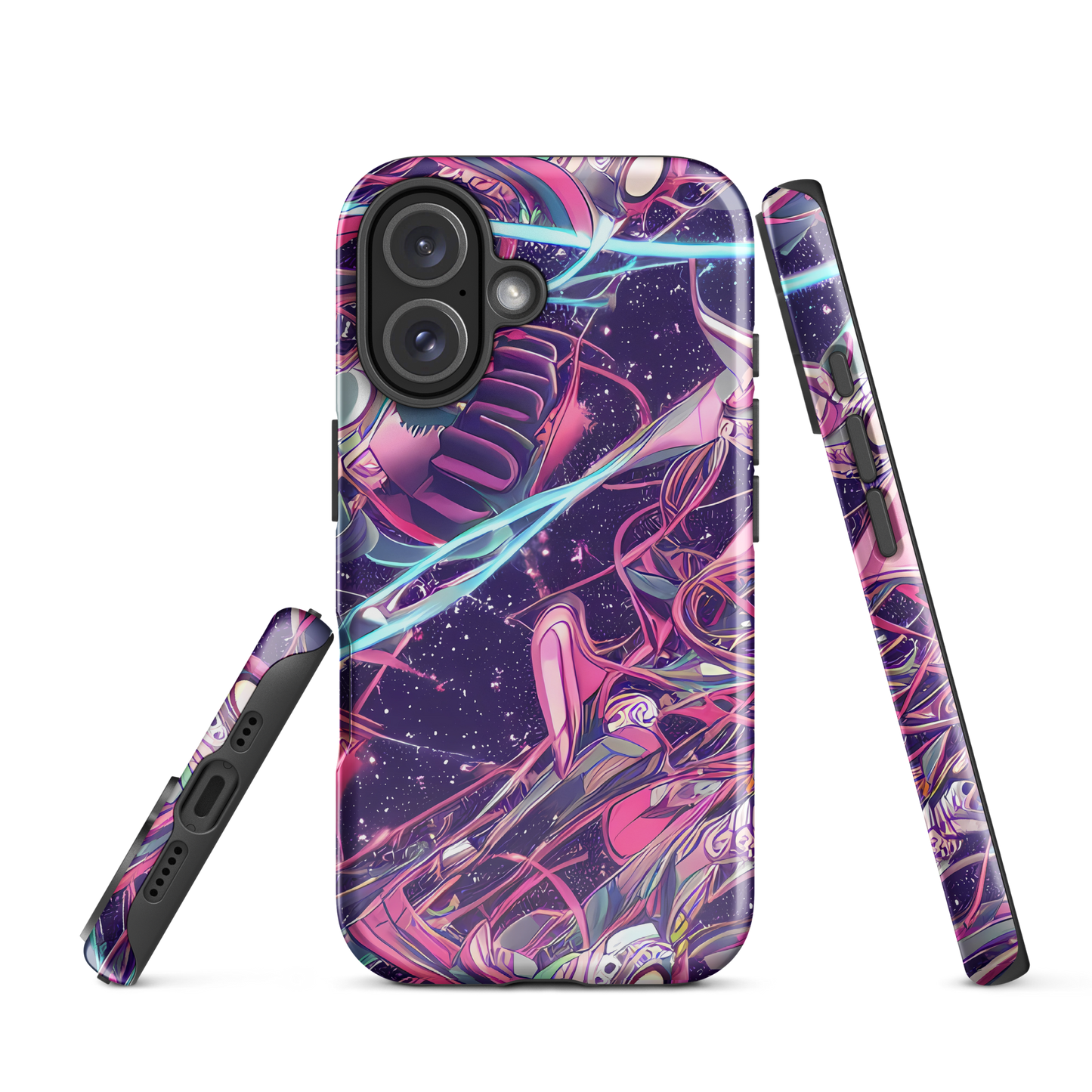 Tough Case for iPhone® - Neo-Tokyo Twirl