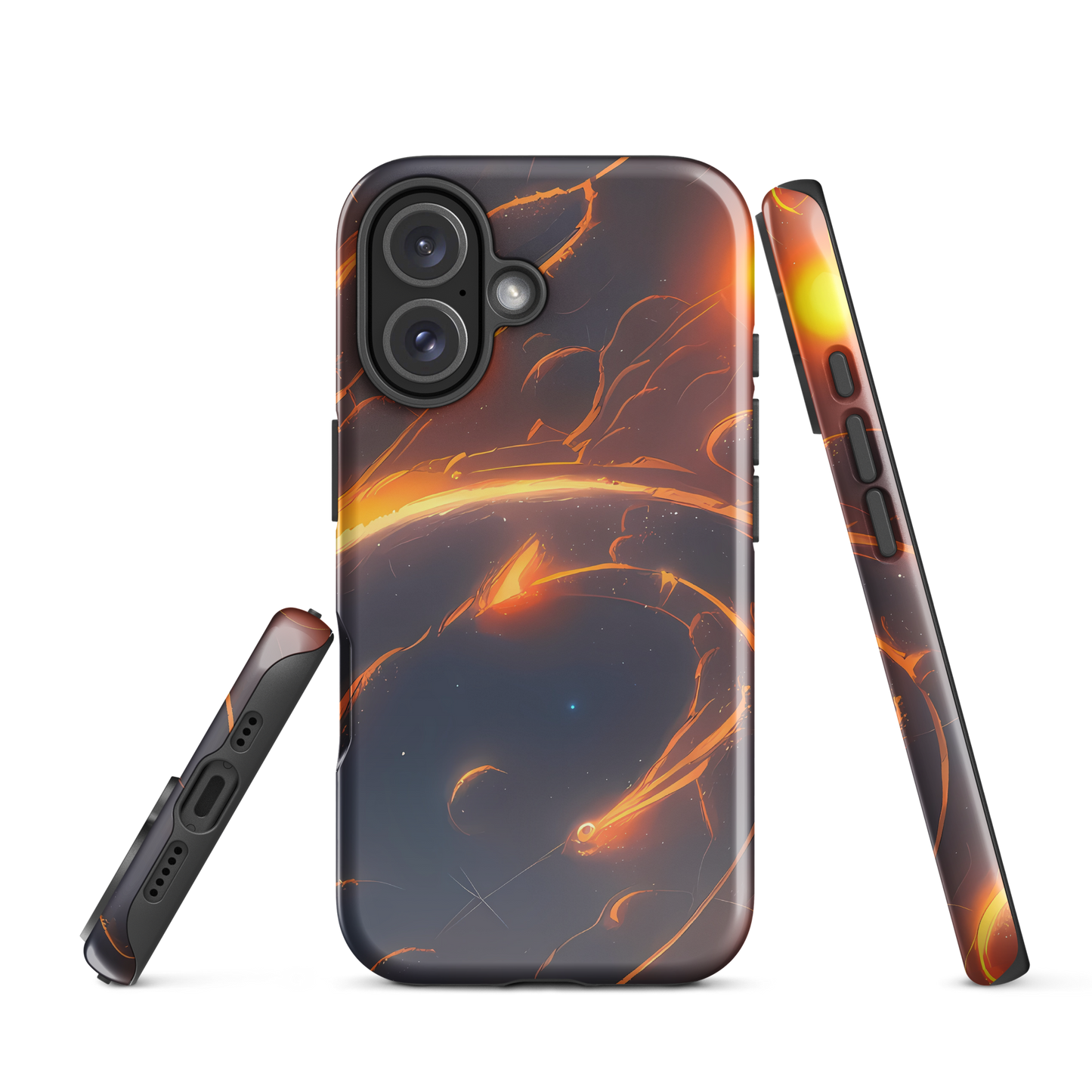 Tough Case for iPhone® - Inferno Spirals