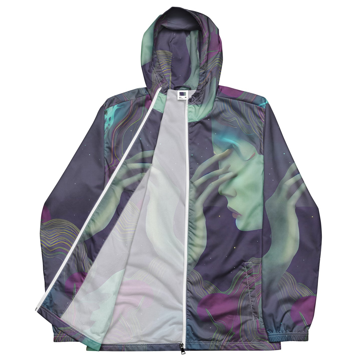 Men's Windbreaker - Ethereal Muse