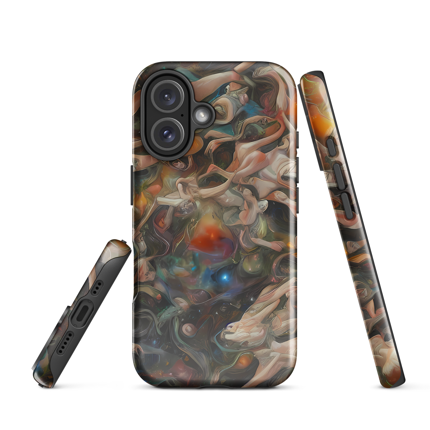 Tough Case for iPhone® - Copper Swirl