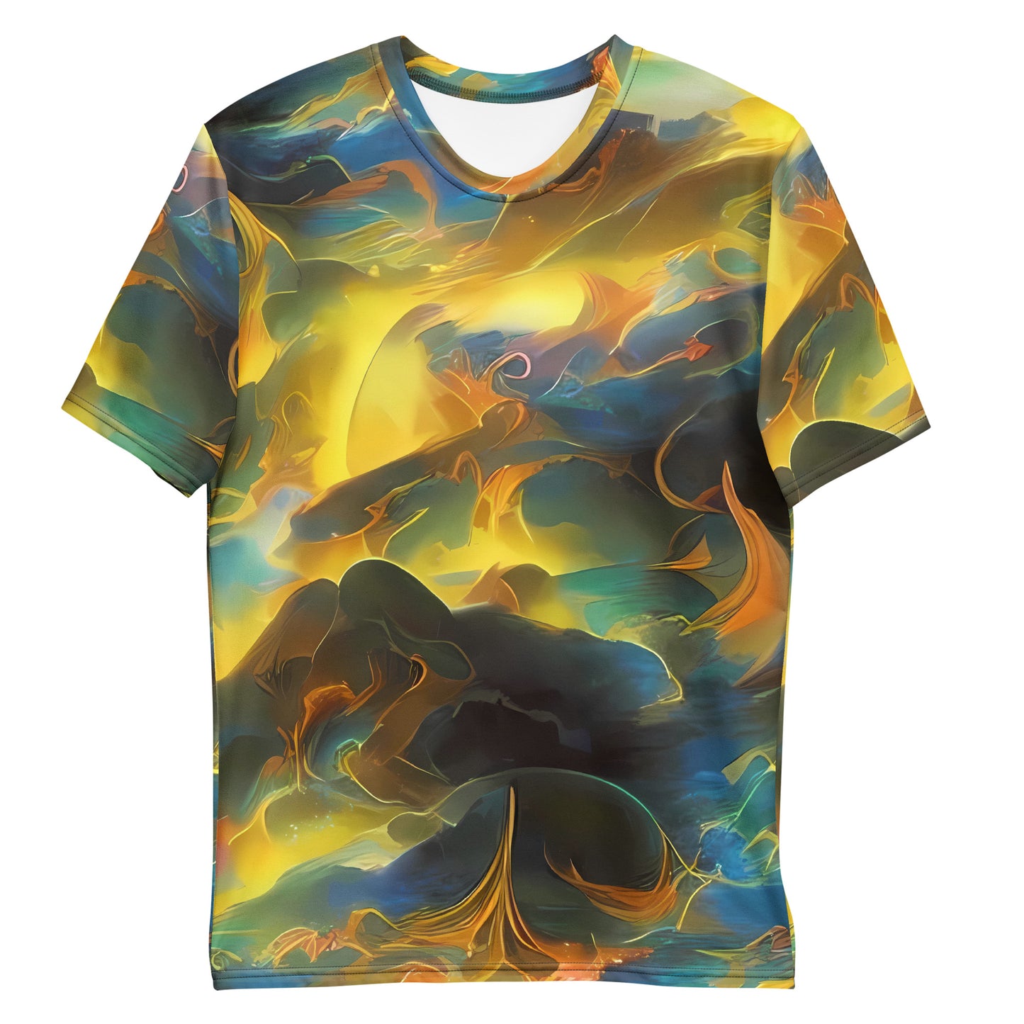 Men's Crew Neck T-Shirt - Ethereal Glow