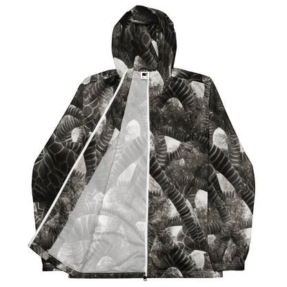 Men's Windbreaker - Serpent Symphony