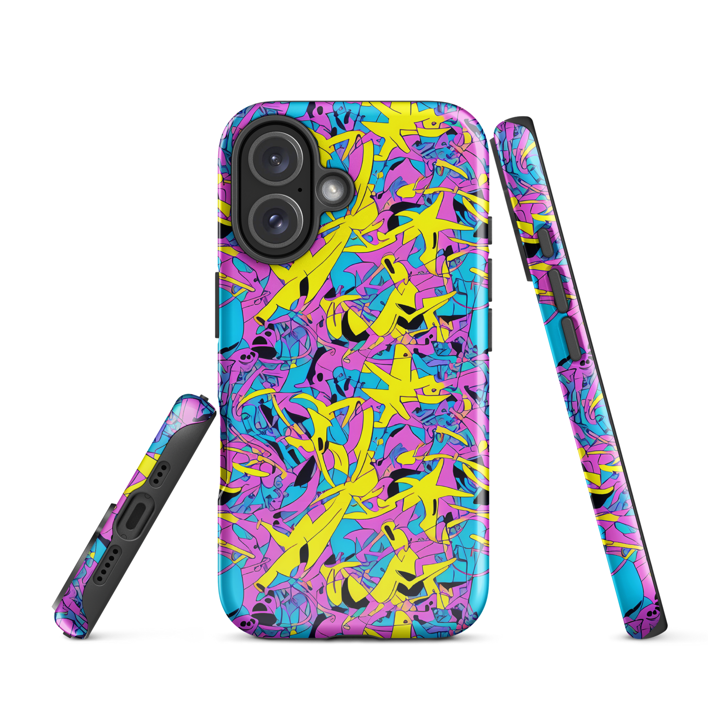 Tough Case for iPhone® - Neon Jive