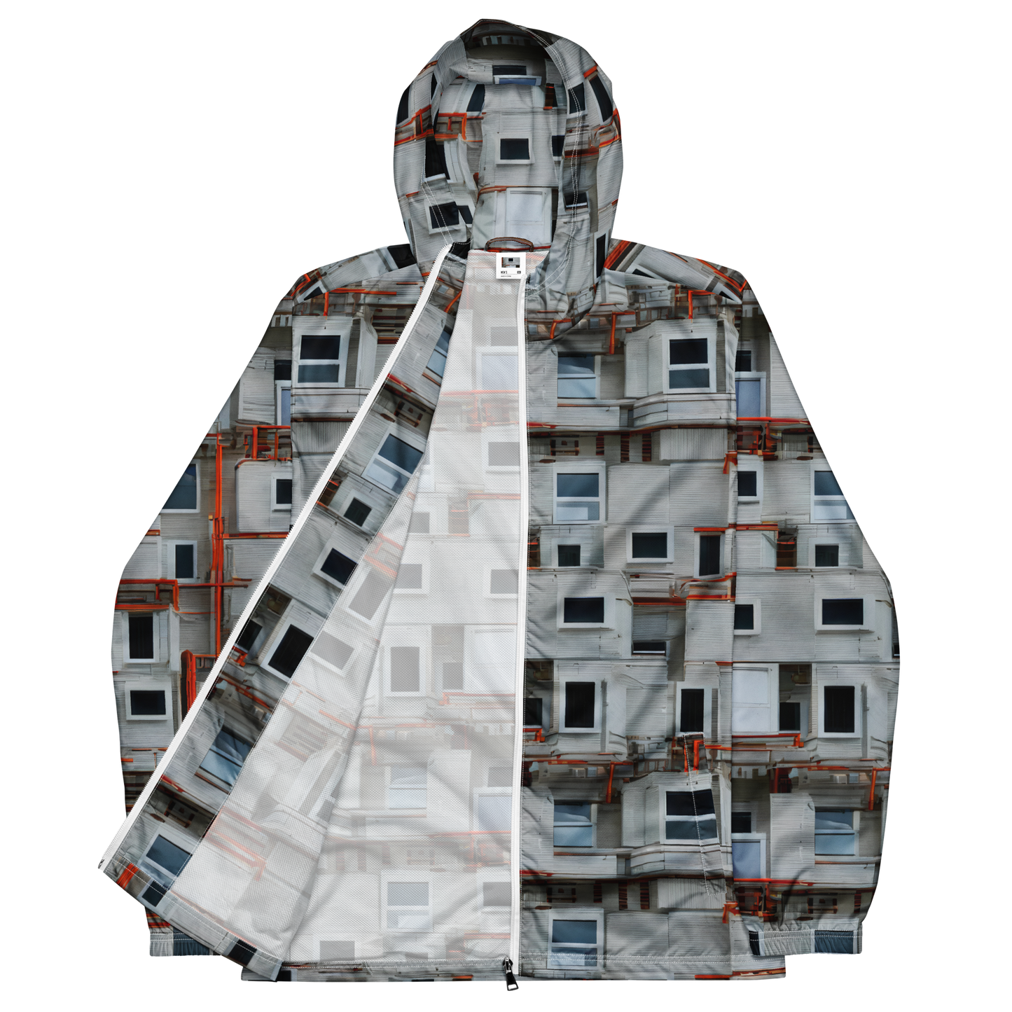 Men's Windbreaker - Industrial Reverie