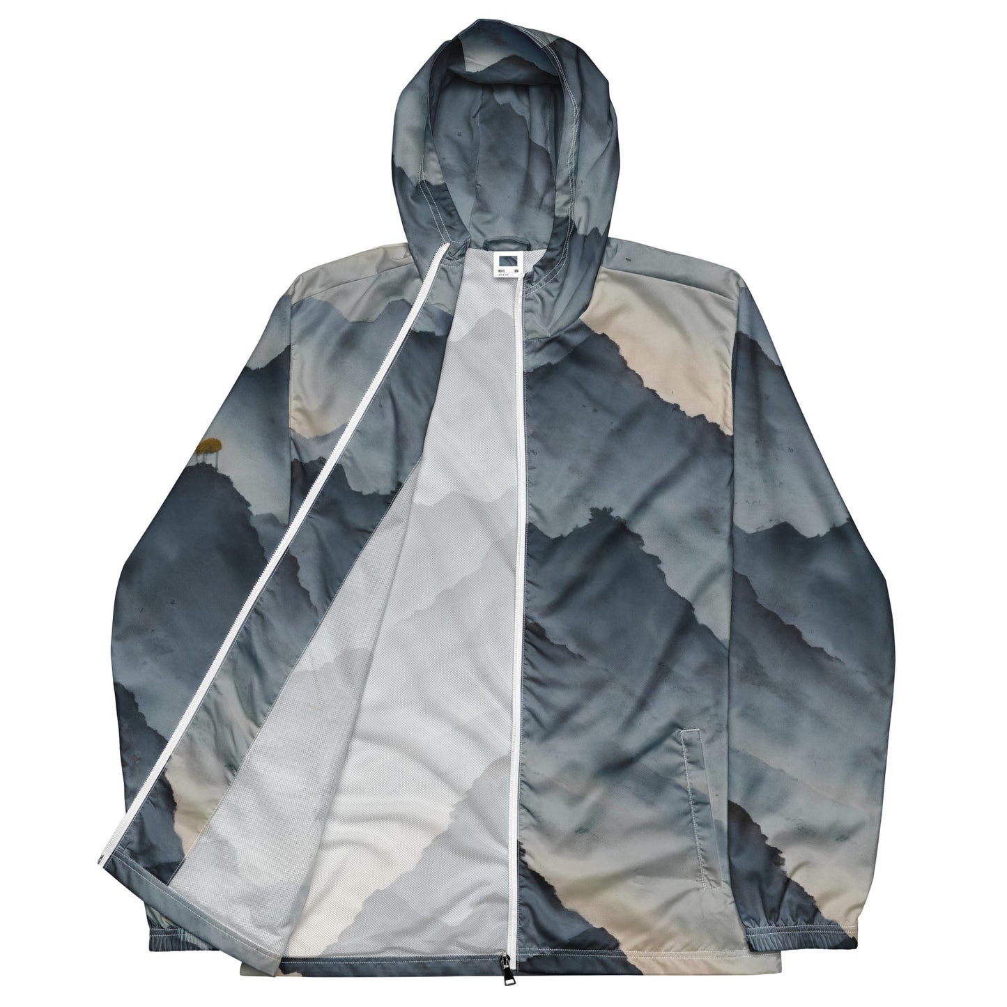 Men's Windbreaker - Misty Mountain Harmony