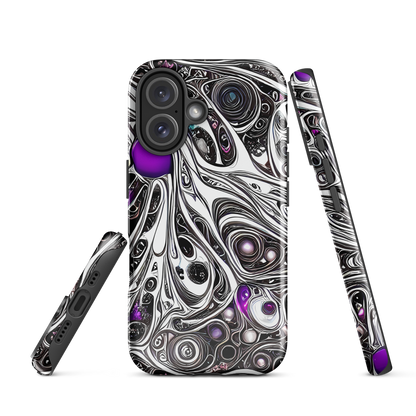 Tough Case for iPhone® - Neo-Noir Waves